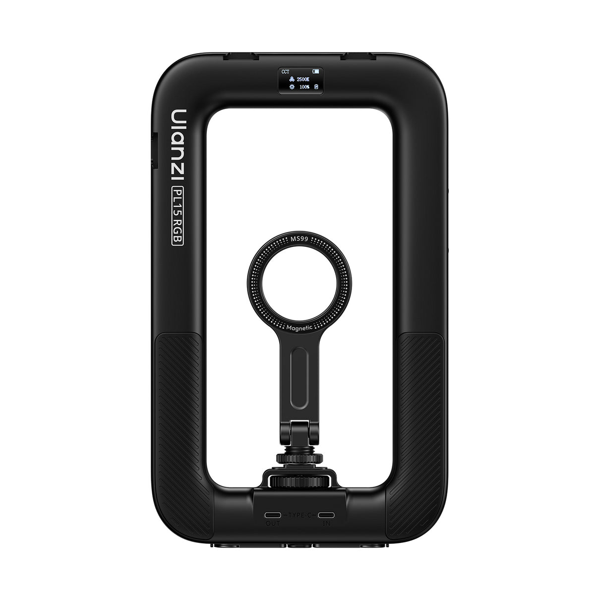 Plate-forme vidéo de lampe annulaire Ulanzi PL15RGB pour smartphone - MagSafe