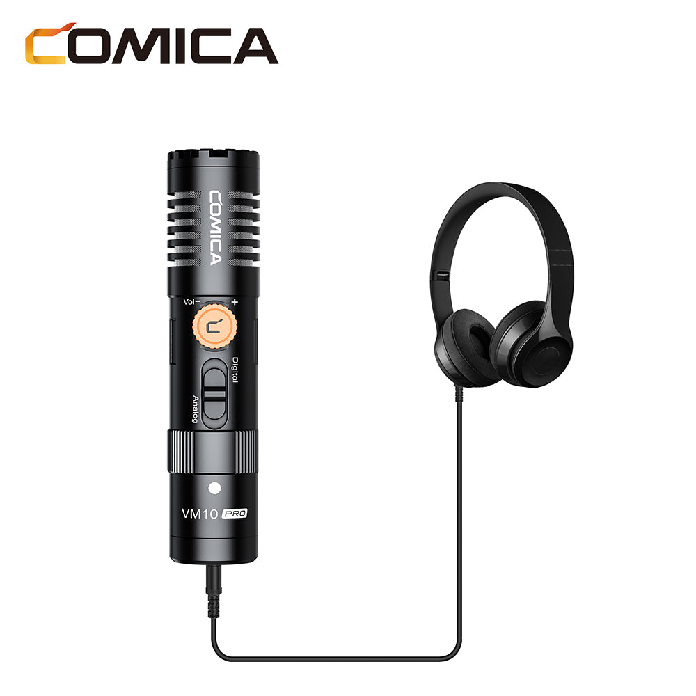Comica VM10 Pro compacte microfoon voor telefoon en camera - met 3.5mm en USB-C - Richtmicrofoons