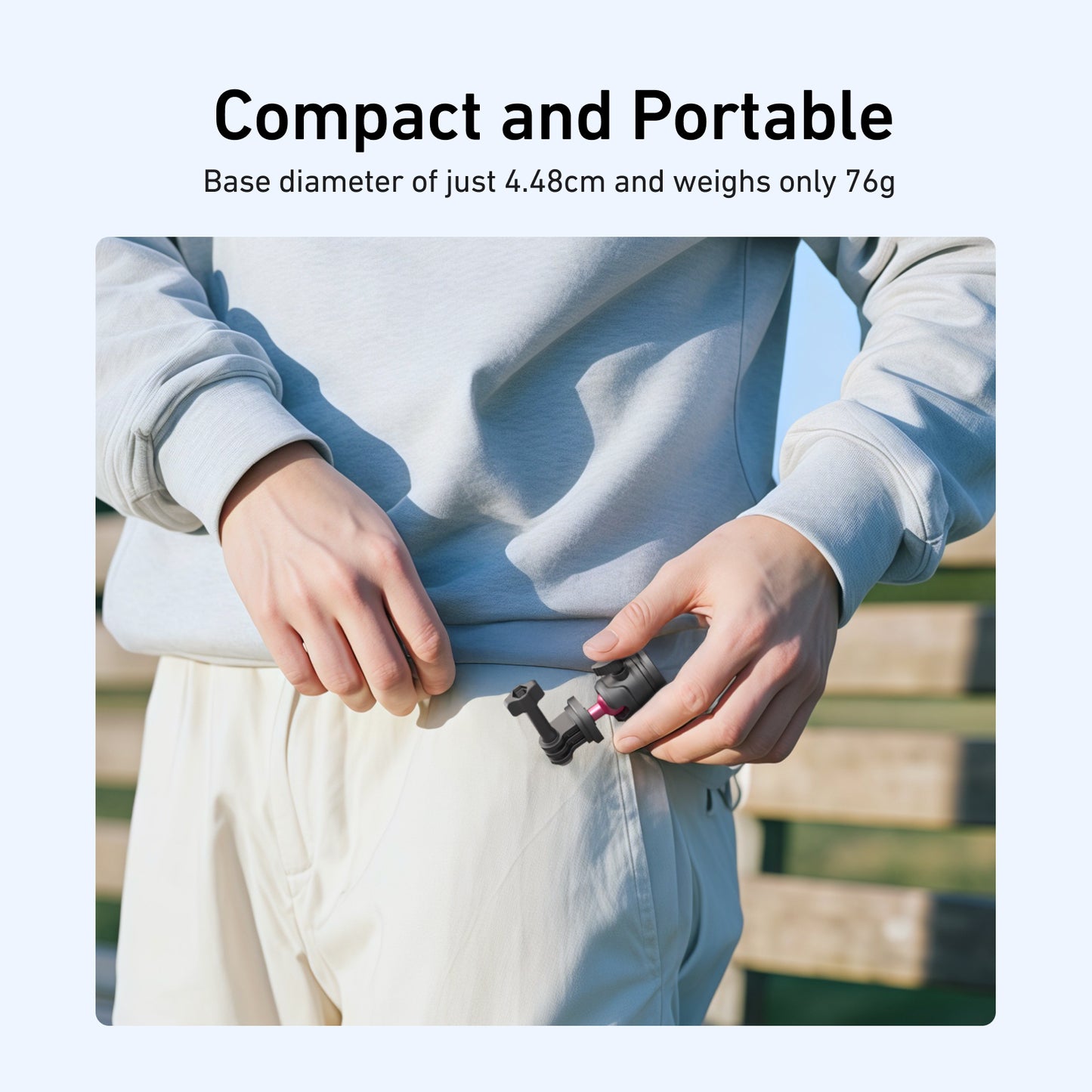 Telesin Magnetische mount met balhoofd voor actioncam - GoPro Mounts