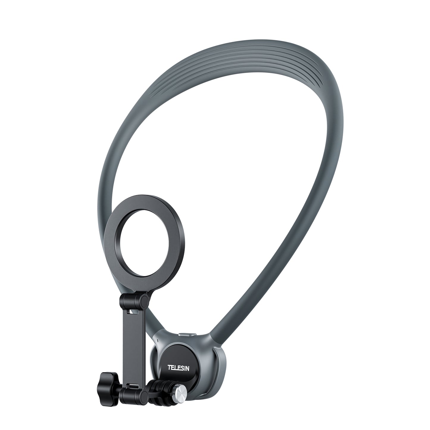 Telesin Neck Mount 360º Combo - GoPro & Smartphone - Grijs -