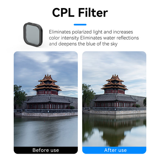 Telesin CPL Lens Filter voor GoPro Hero 13 - GoPro filters