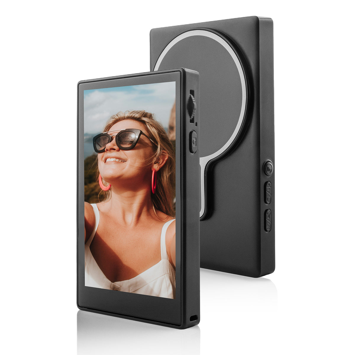 Moniteur tactile MOJOGEAR VS4 pour selfies et vlogs - Noir