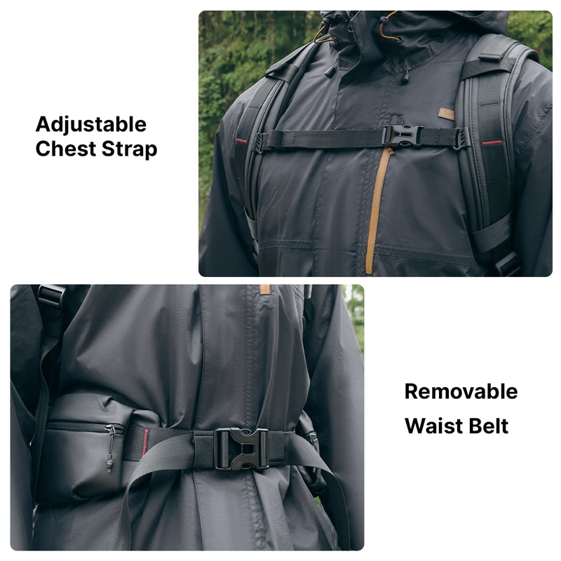 Ulanzi BP10 Camera Rugzak Hardshell 35 liter - Tassen