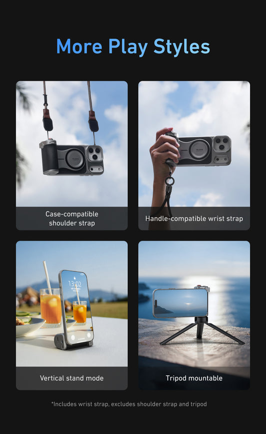 Telesin Master Grip voor iPhone 17 Pro - Standard Kit - Handgrips