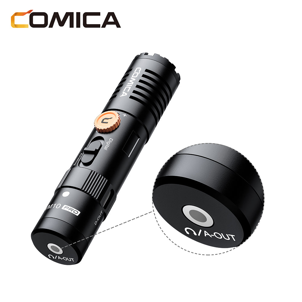 Comica VM10 Pro compacte microfoon voor telefoon en camera - met 3.5mm en USB-C - Richtmicrofoons