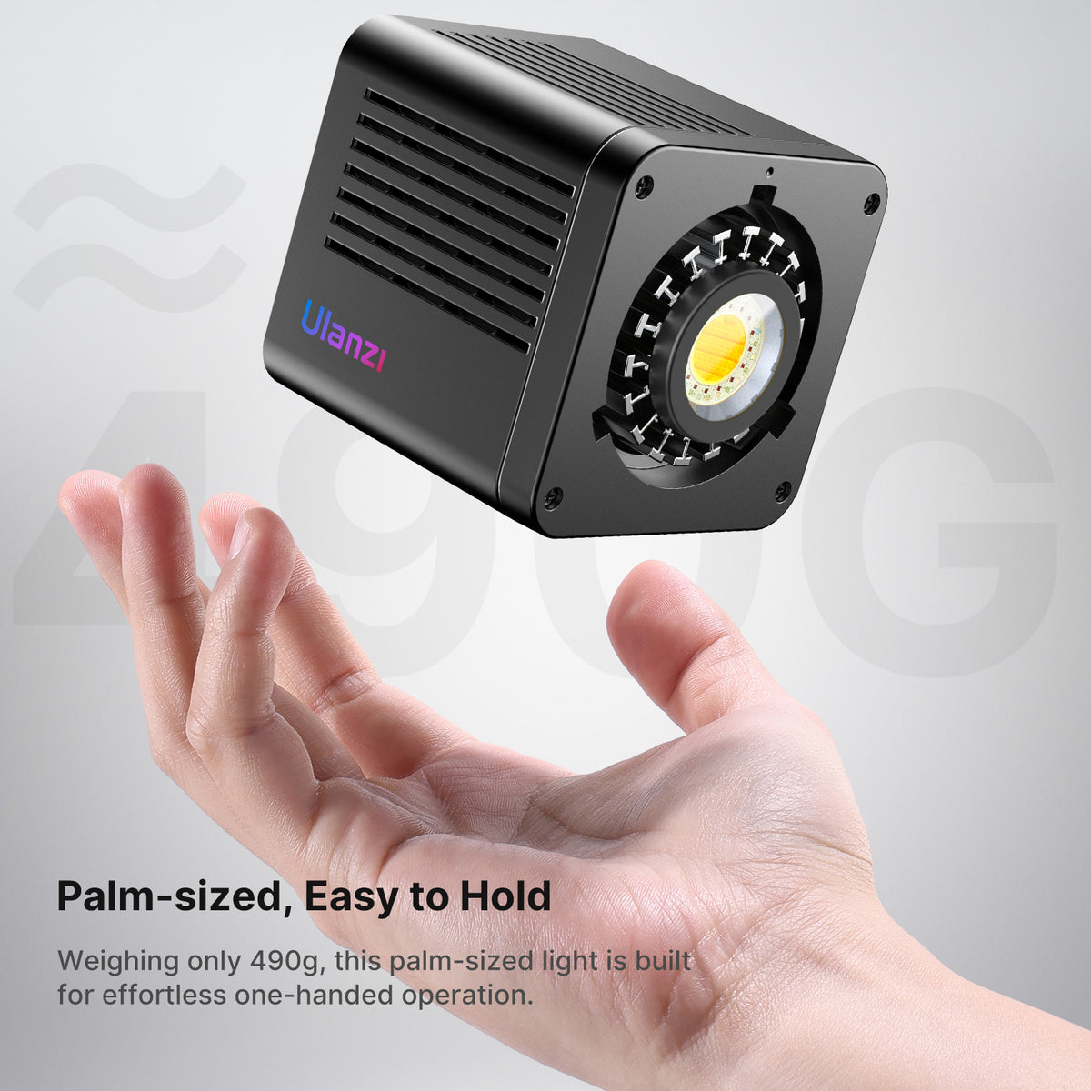 Lampe COB RGB Ulanzi 40WRGB avec batterie intégrée