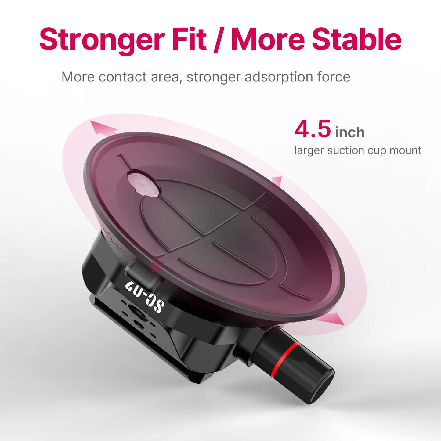 Ulanzi SC-02 Extra Sterke Zuignap 4.5 inch met magic arm voor camera - tot 3kg - Overige producten