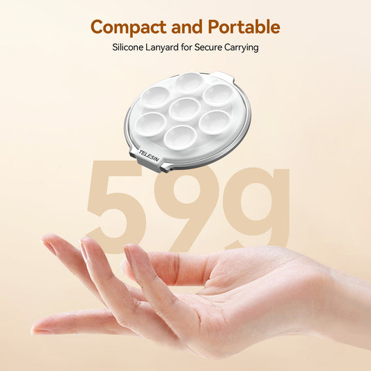 Telesin P3-SUS-01 Magnetische telefoonhouder met zuignapjes - Telefoonhouders