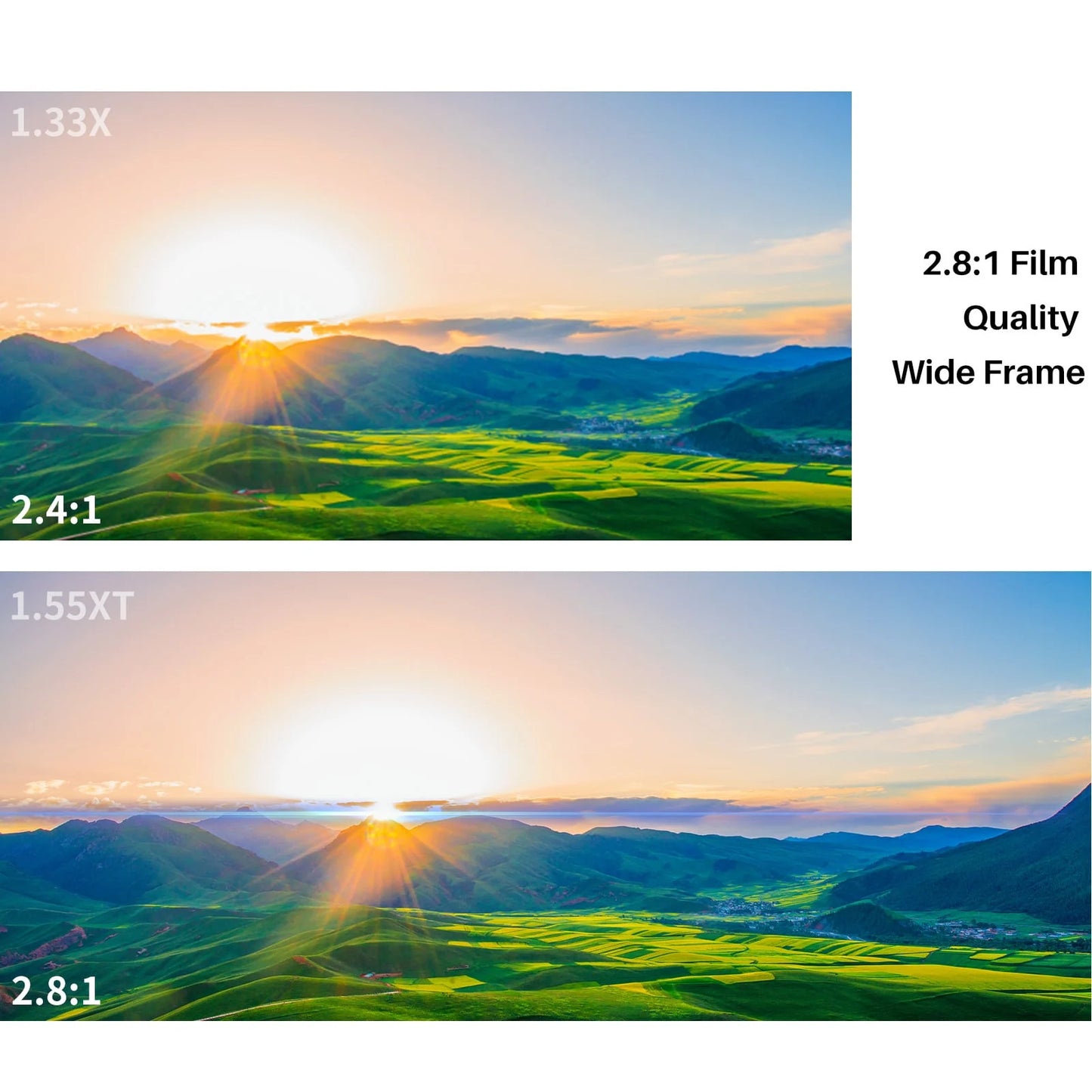 Ulanzi Anamorphic lens 1.55 XT voor alle smartphones - Lenzen