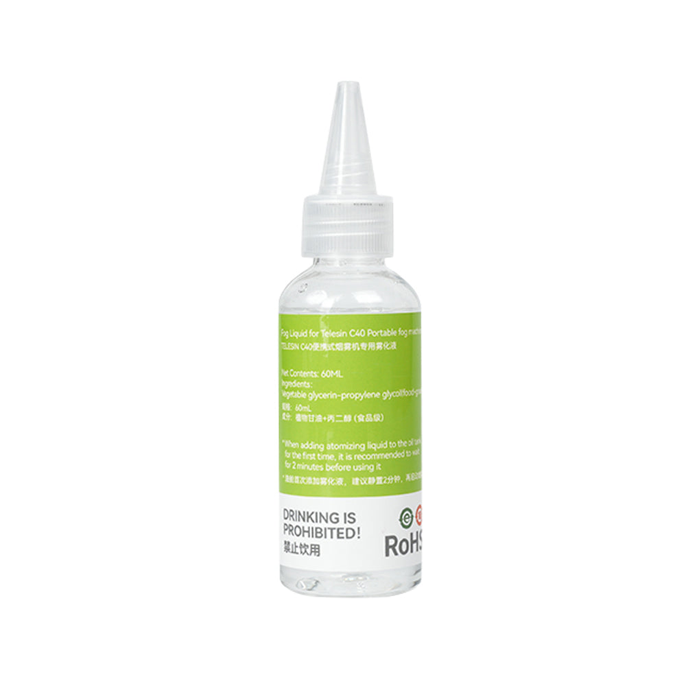 Liquide de brouillard Telesin pour machines à brouillard Telesin - 60 ML