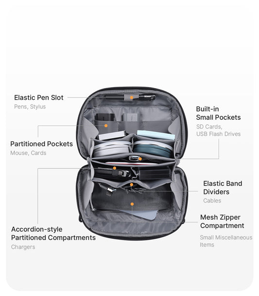 Ulanzi TRAKER BP06 - 2L - Waterafstotende Tech Pouch - Organizers