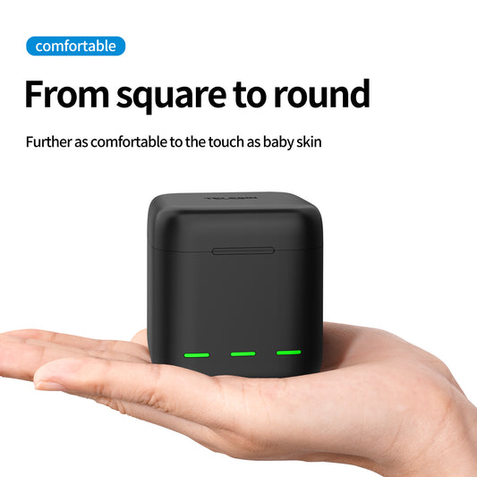 Telesin Oplaadbox - voor GoPro 9 / 10 / 11 / 12 - GoPro Accu's en opladers