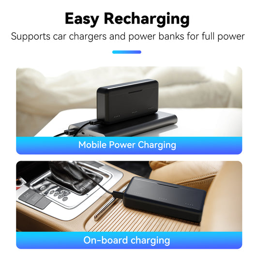 Telesin Pocket Oplaadbox voor DJI Osmo Action 5/4/3 (3 slots) - GoPro Accu's en opladers