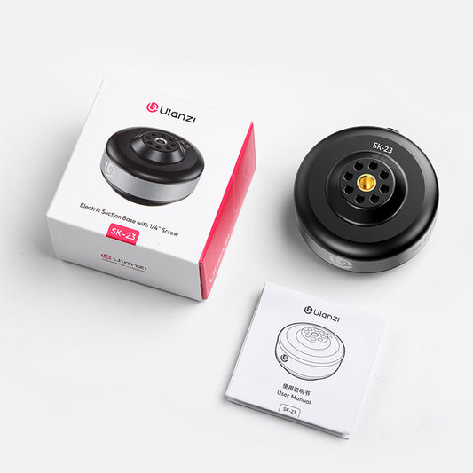 Ulanzi SK-23 Electric Suction Base met 1/4 schroef - - Statiefaccessoires