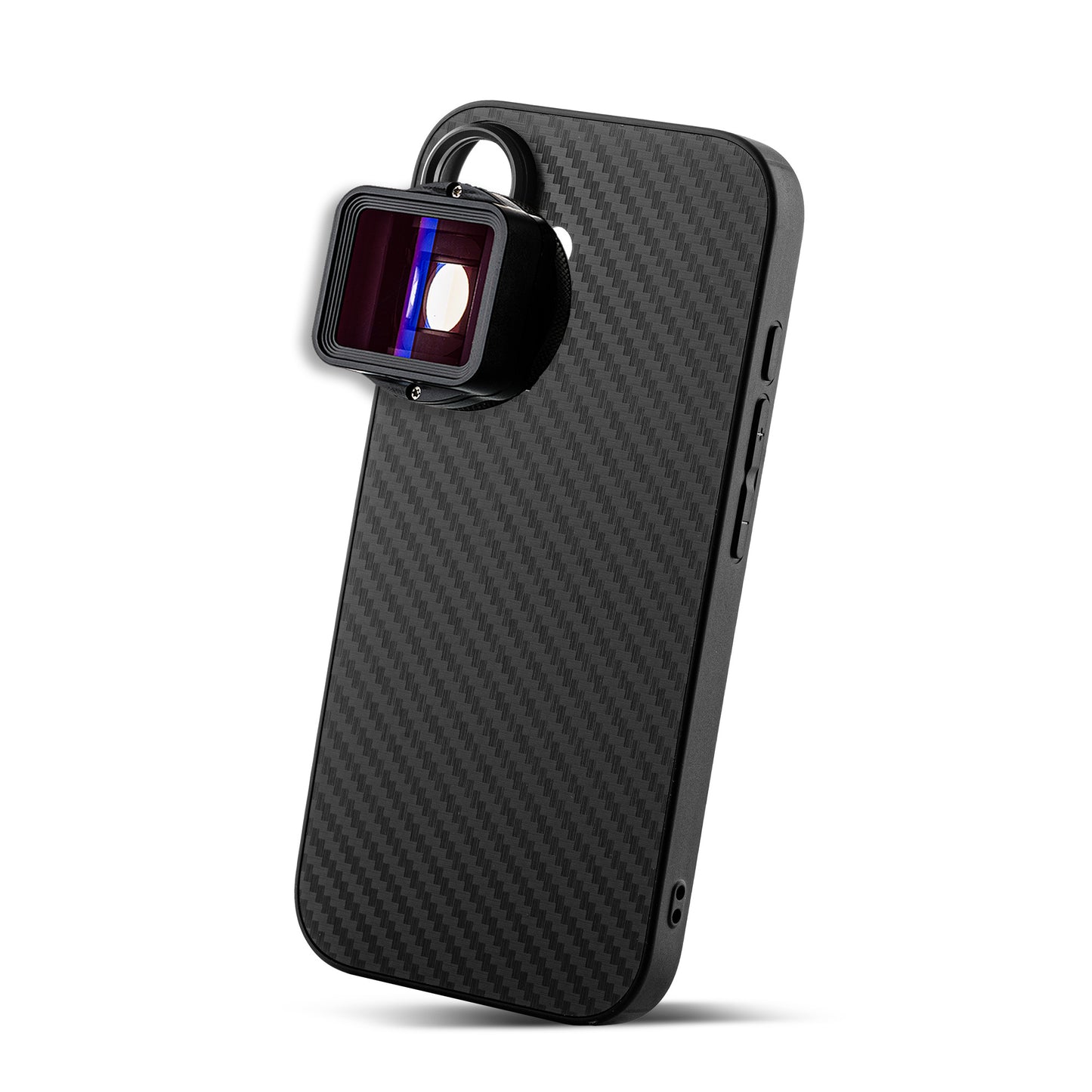 MOJOGEAR Coque objectif 17mm pour iPhone 17 - Carbone