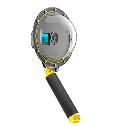 Telesin OA-DMP-001 waterdichte Dome behuizing voor DJI Osmo Action 3/4 - GoPro Onderwater-accessoires
