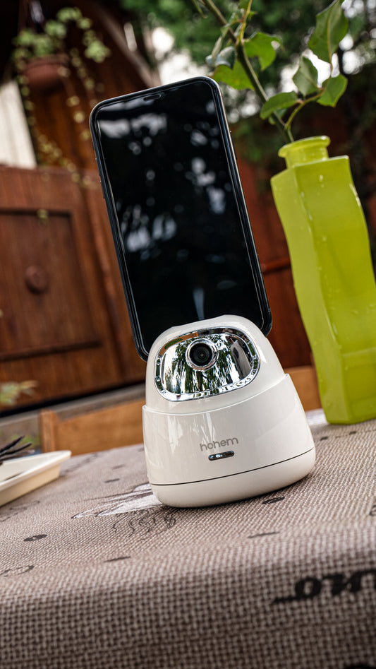 Hohem GO - AI Auto Tracking houder voor smartphone, tablet en camera - Wit - Telefoonhouders
