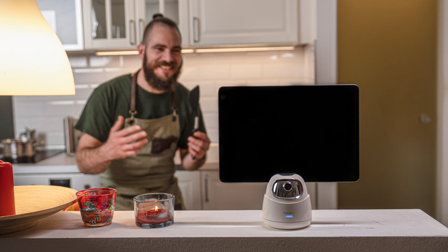 Hohem GO - AI Auto Tracking houder voor smartphone, tablet en camera - Wit - Telefoonhouders