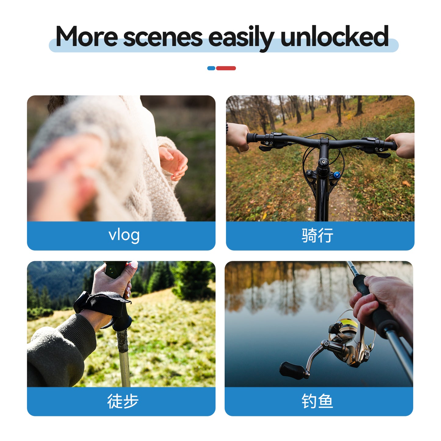 Telesin Neck Mount Quick Release voor GoPro/actioncam - GoPro Mounts