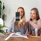 Trépied à selfie Ulanzi MT-44 pour téléphone et appareil photo - 146 cm - Blanc