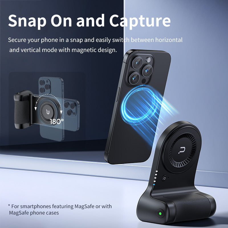 Ulanzi MA45 MagSafe telefoon Grip met ingebouwde 5000mAh powerbank - Telefoonhouders