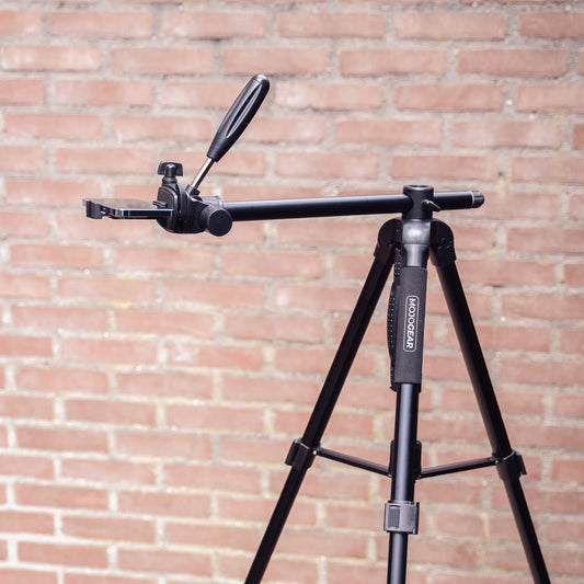 MOJOGEAR 179cm 3-in-1 camera & telefoon statief: driepoot, monopod & horizontale arm - Grote statieven