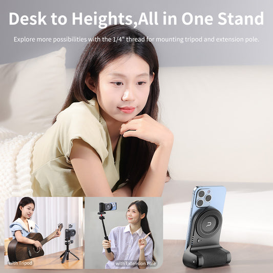 Ulanzi MA45 MagSafe telefoon Grip met ingebouwde 5000mAh powerbank - Telefoonhouders