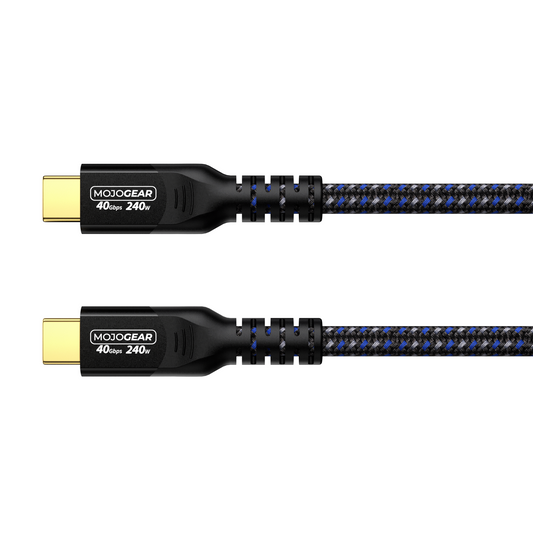 MOJOGEAR USB-C naar USB-C kabel 240W 40Gbps USB 4.0 - 3m - Telefoonkabels