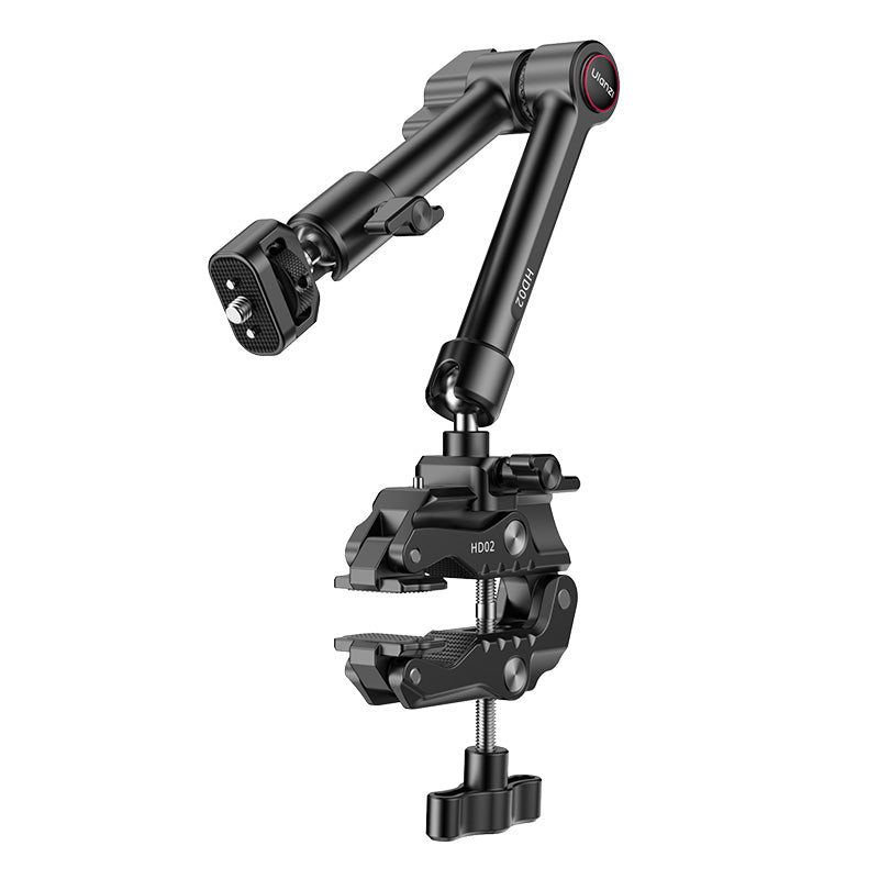 Kit bras articulé Ulanzi HD02 avec pince - Noir