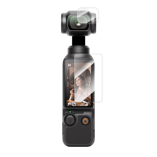 Telesin Screenprotector-set gehard glas voor Osmo Pocket 3 - GoPro Screenprotectors