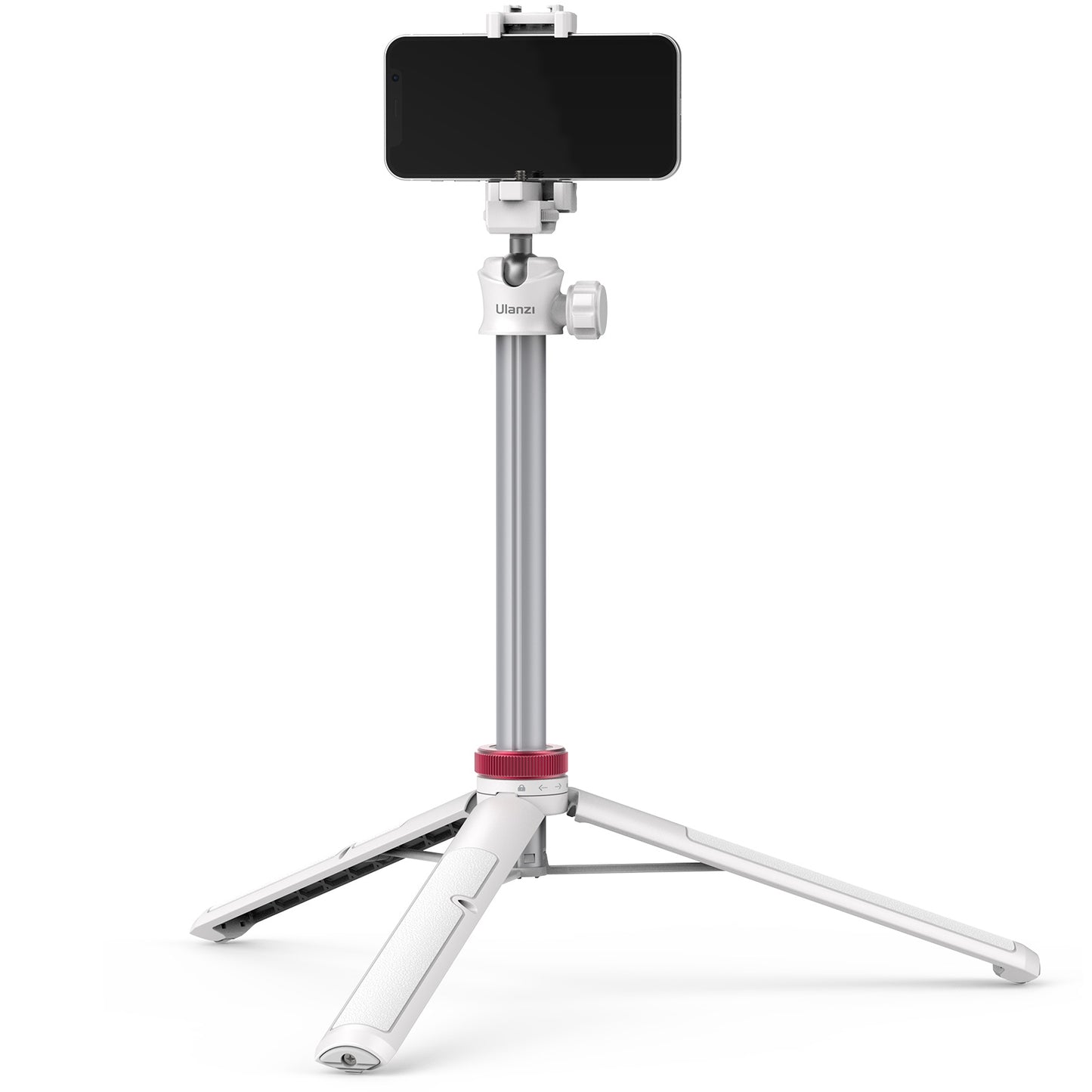 Trépied à selfie Ulanzi MT-44 pour téléphone et appareil photo - 146 cm - Blanc