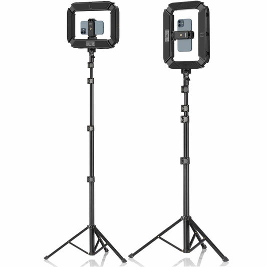 Ulanzi U200 Ringlamp Video Rig - met telefoonhouder en ingebouwde powerbank - Ringlampen