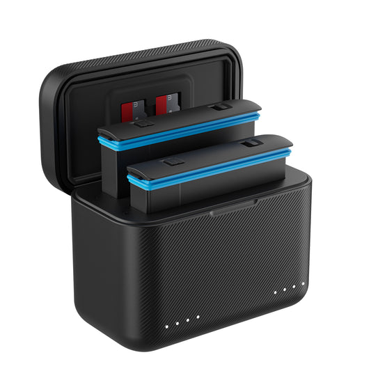 Telesin Oplaadbox voor Insta360 X5 Accu's (2 slots) - GoPro Accu's en opladers