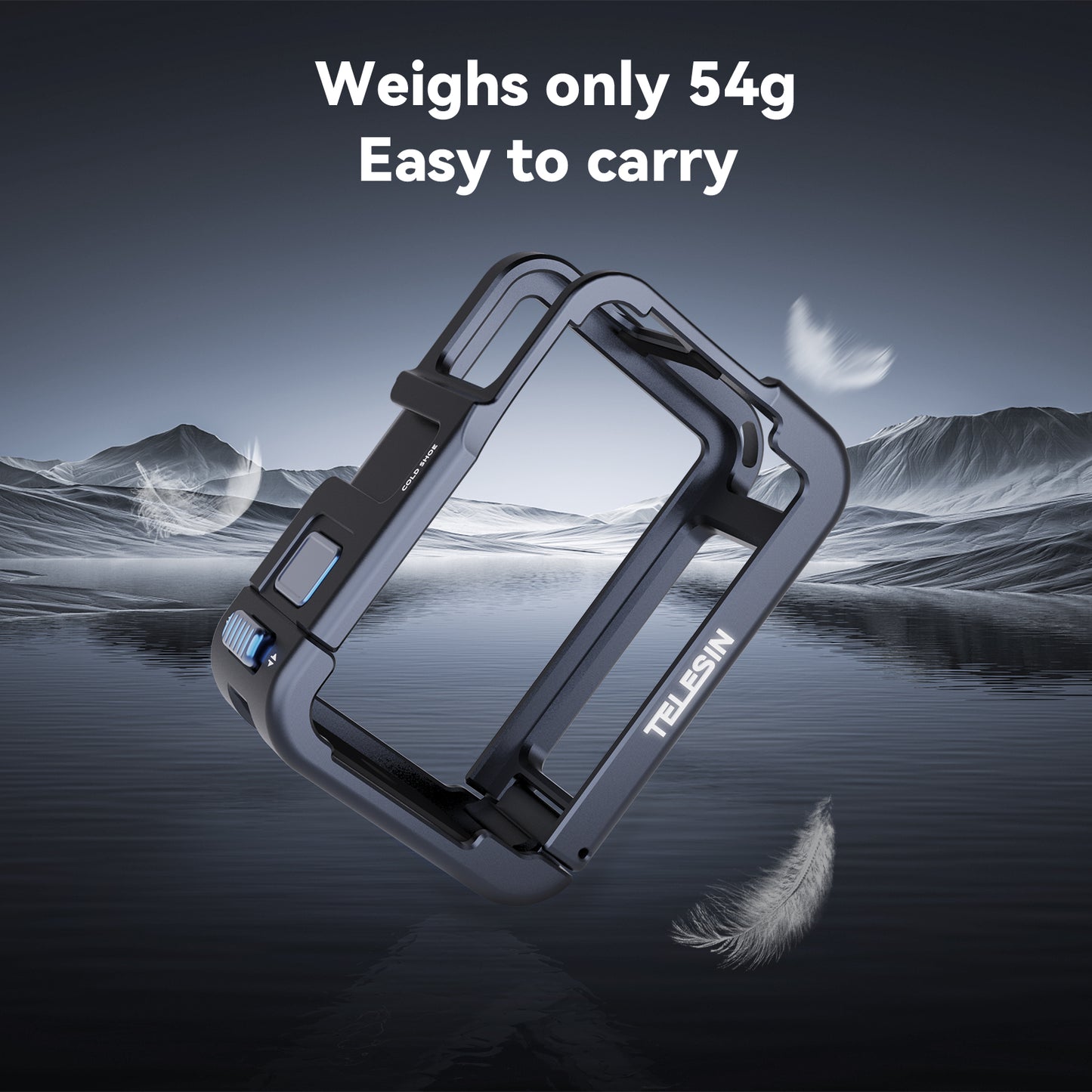 Telesin Cage en métal pour DJI Osmo Action 3/4/5