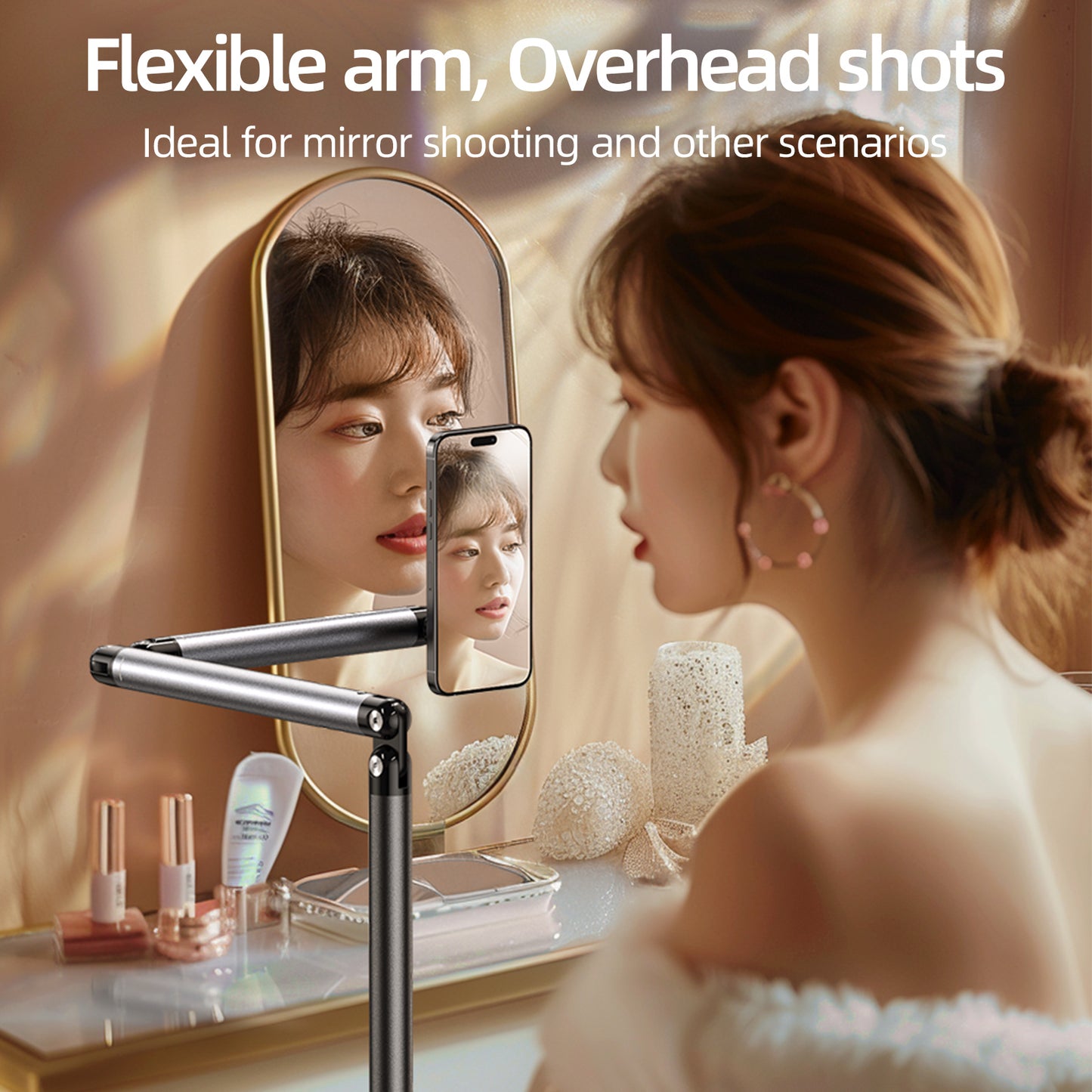 Telesin Live Streaming Floor Stand met MagSafe - Vaste statieven