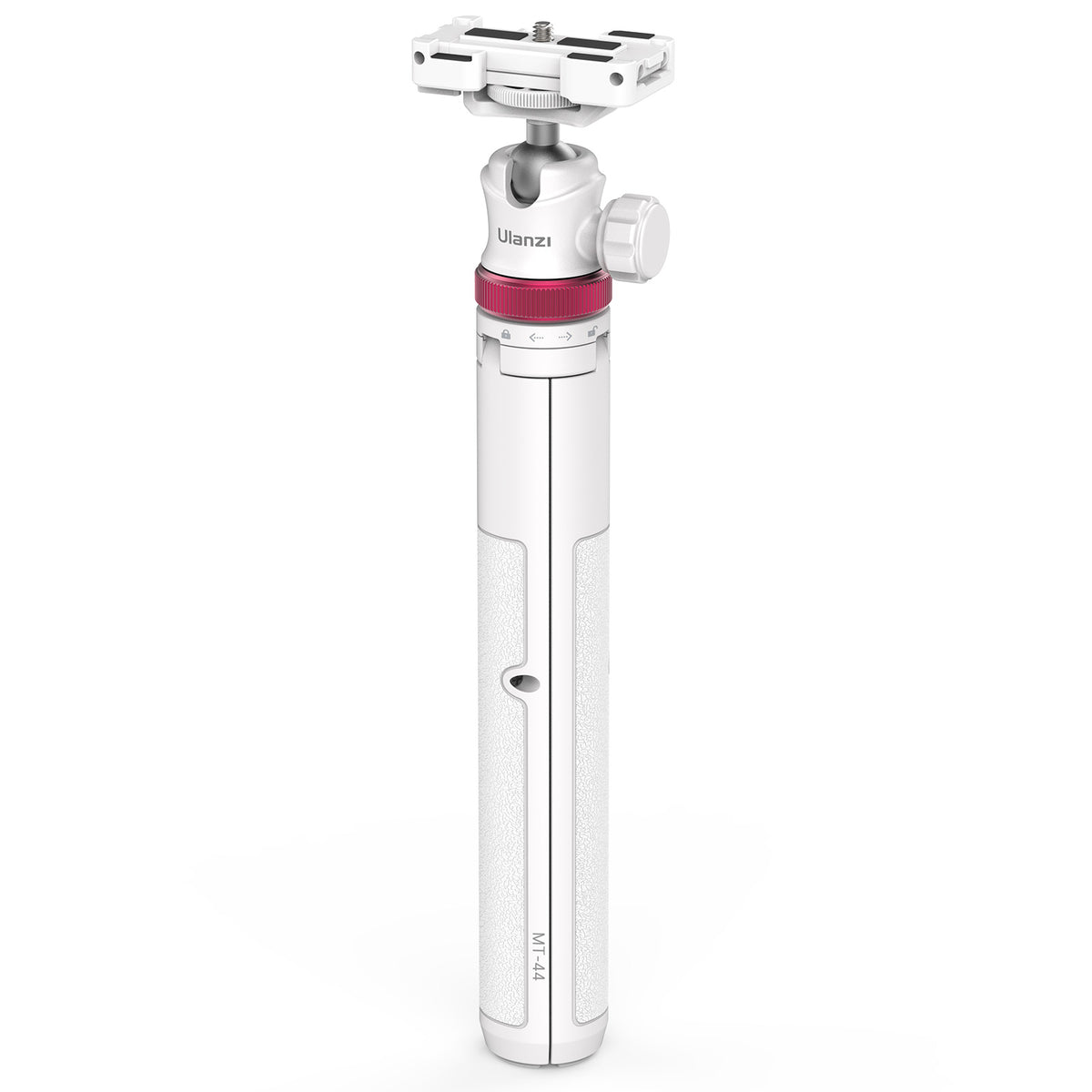 Trépied à selfie Ulanzi MT-44 pour téléphone et appareil photo - 146 cm - Blanc