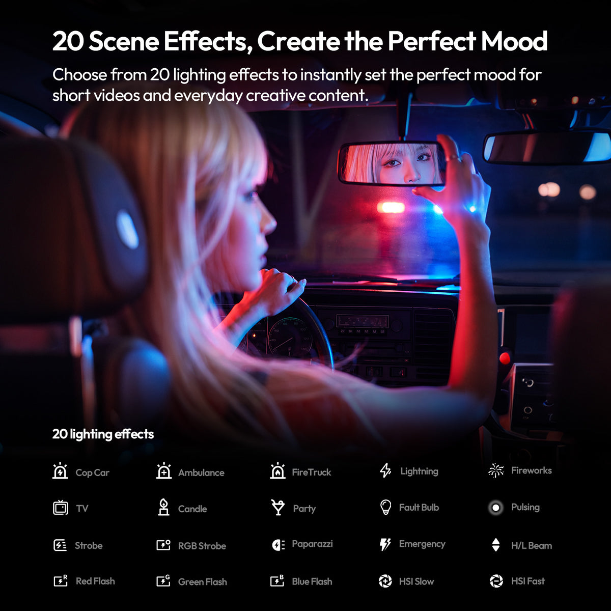 Plate-forme vidéo de lampe annulaire Ulanzi PL15RGB pour smartphone - MagSafe