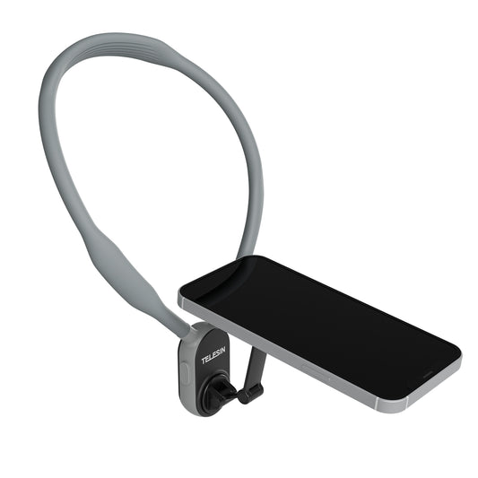 Telesin magnetische neck mount voor smartphone - Grijs - Telefoonhouders
