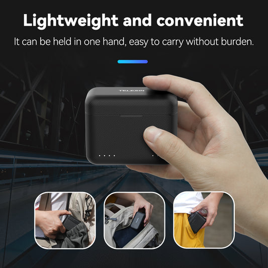 Telesin Oplaadbox voor Insta360 X5 Accu's (2 slots) - GoPro Accu's en opladers