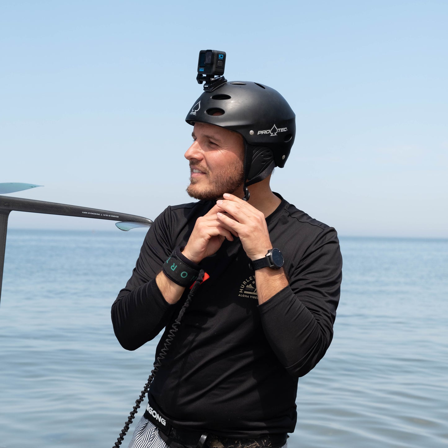 MOJOGEAR Action Camera Mount set Zelfklevend (recht+gebogen) - GoPro-accessoires