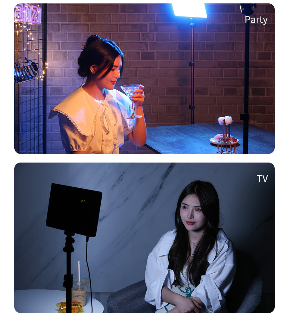 Ulanzi LT003 10 inch LED-videolamp RGB 15W - Cameralampen