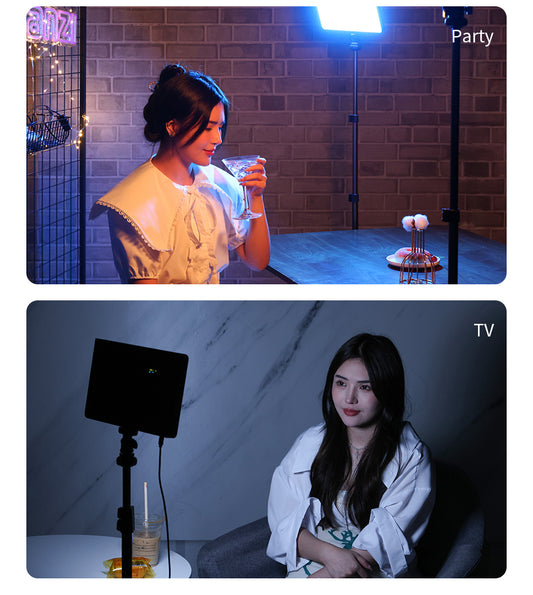 Ulanzi LT003 10 inch LED-videolamp RGB 15W - Cameralampen