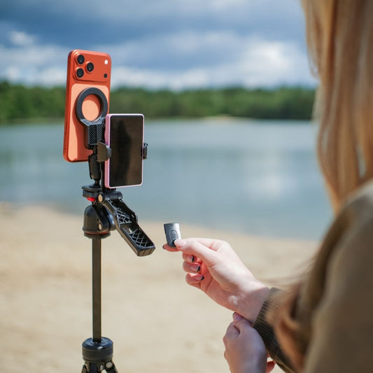MOJOGEAR VS3 Selfie Vlog Monitor draadloos + bedraad - Roze - Overige producten