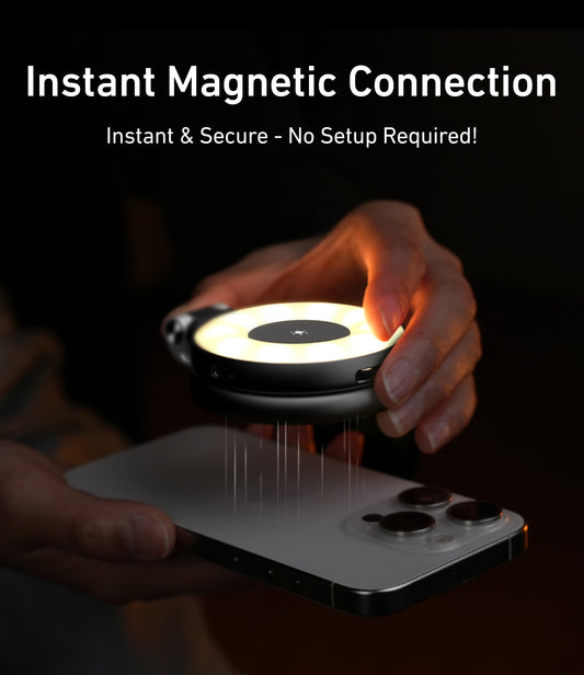 Telesin C03 MagSafe Selfie Light met spiegel – Zwart - Videoverlichting