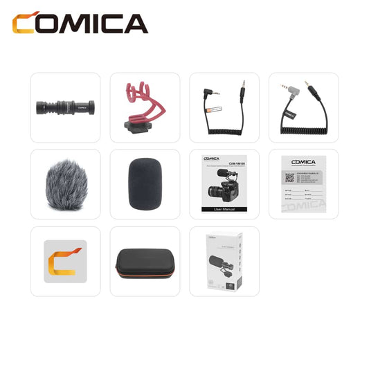 Comica CVM-VM10II richtmicrofoon voor smartphone en camera - Richtmicrofoons