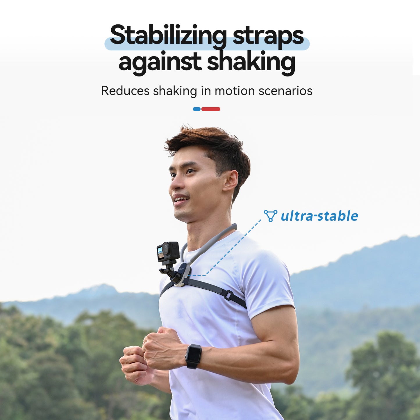 Telesin Neck Mount Quick Release voor GoPro - Extra Groot - GoPro Mounts