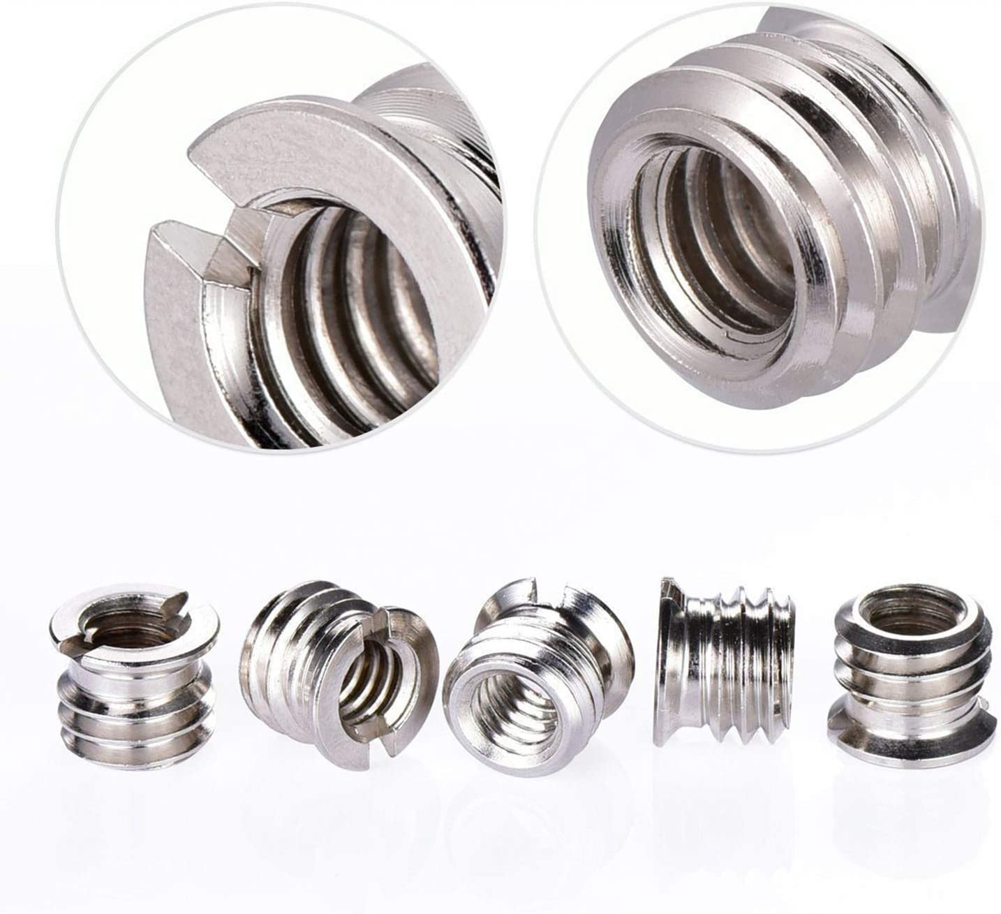 MOJOGEAR P07 schroefadapter 1/4 inch naar 3/8 inch - Statiefaccessoires