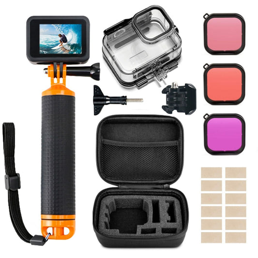 MOJOGEAR Diving Kit voor GoPro 13 - waterdichte case + filters + bobber - GoPro Onderwater-accessoires