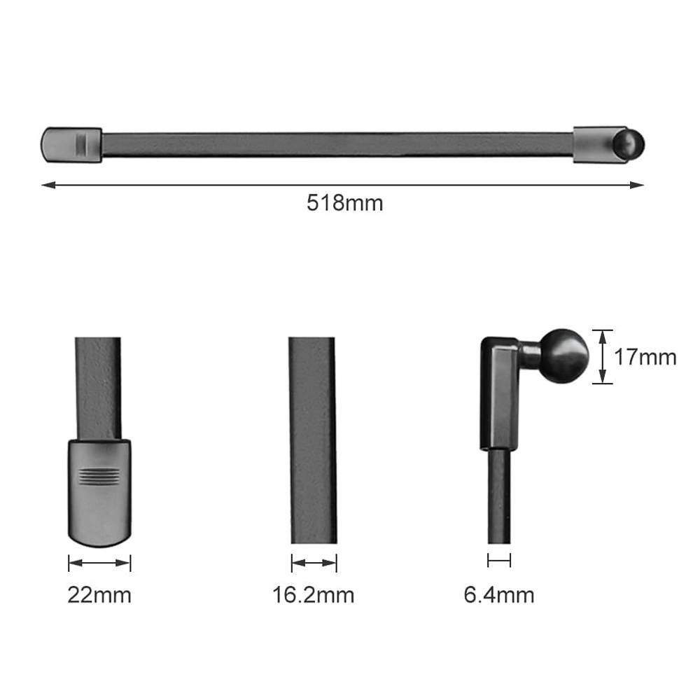 MOJOGEAR Flexibele arm met magnetische mount voor smartphone - Telefoon en Tablethouders