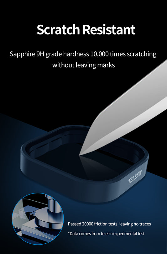 Telesin CPL+ND8/16/32 Lens Filter Kit voor GoPro 9/10/11/12 - Overige producten